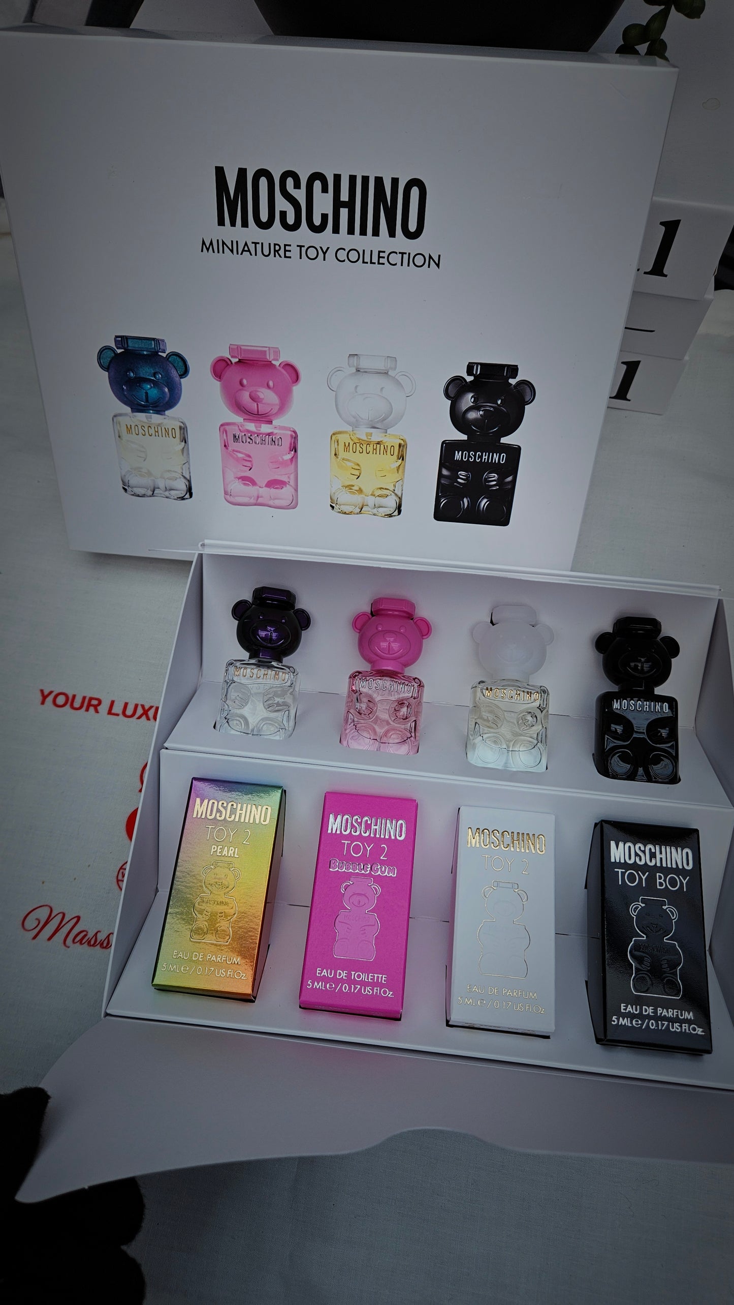 Moschino Miniature Perfume Set - Authentic Retail Product