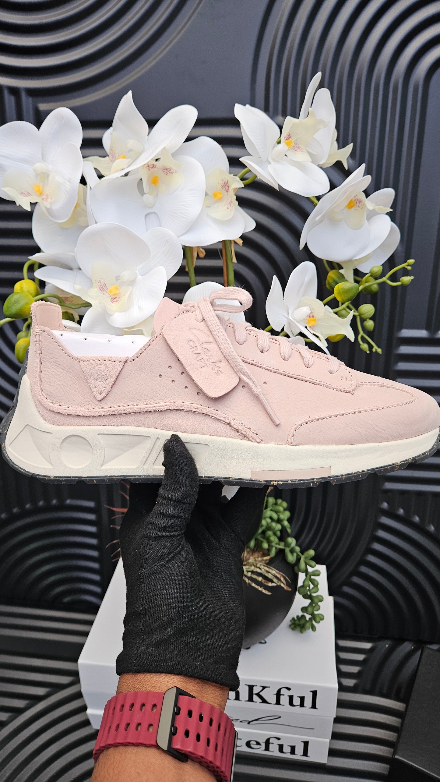 Leather Sneakers with Rubber Outsole