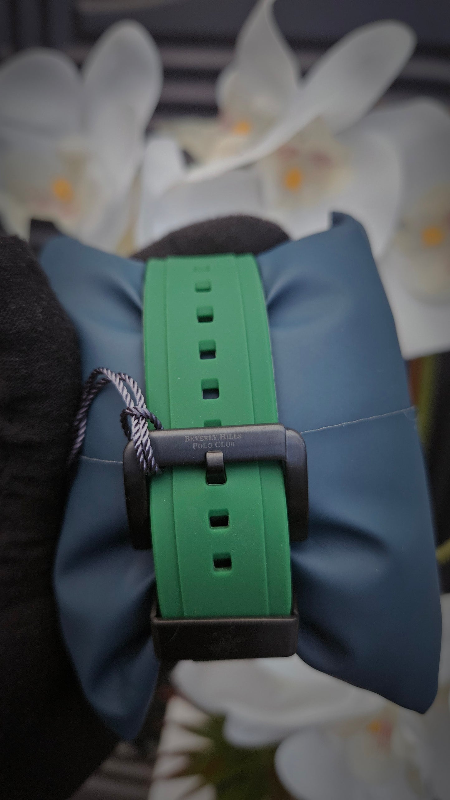 Beverly Hills Polo Club Green Silicon Strap Watch -Authentic Retail Product