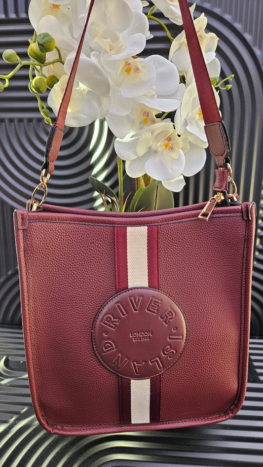 River Island RI Messenger Bag