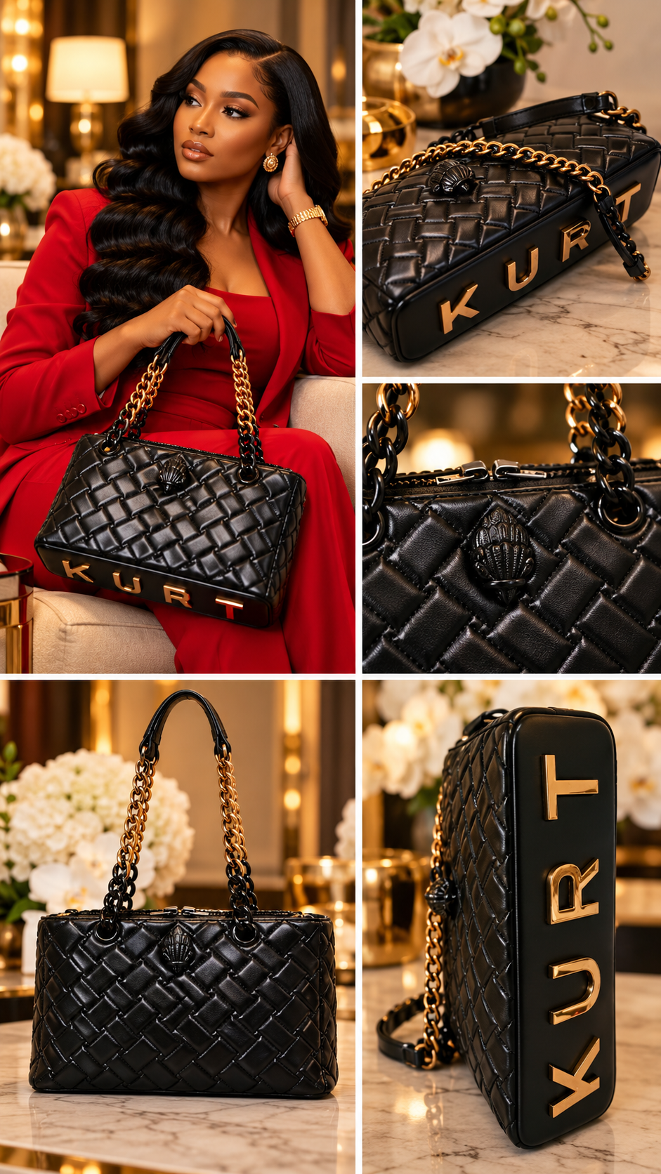 Kurt Geiger KG Tote Bag in Black