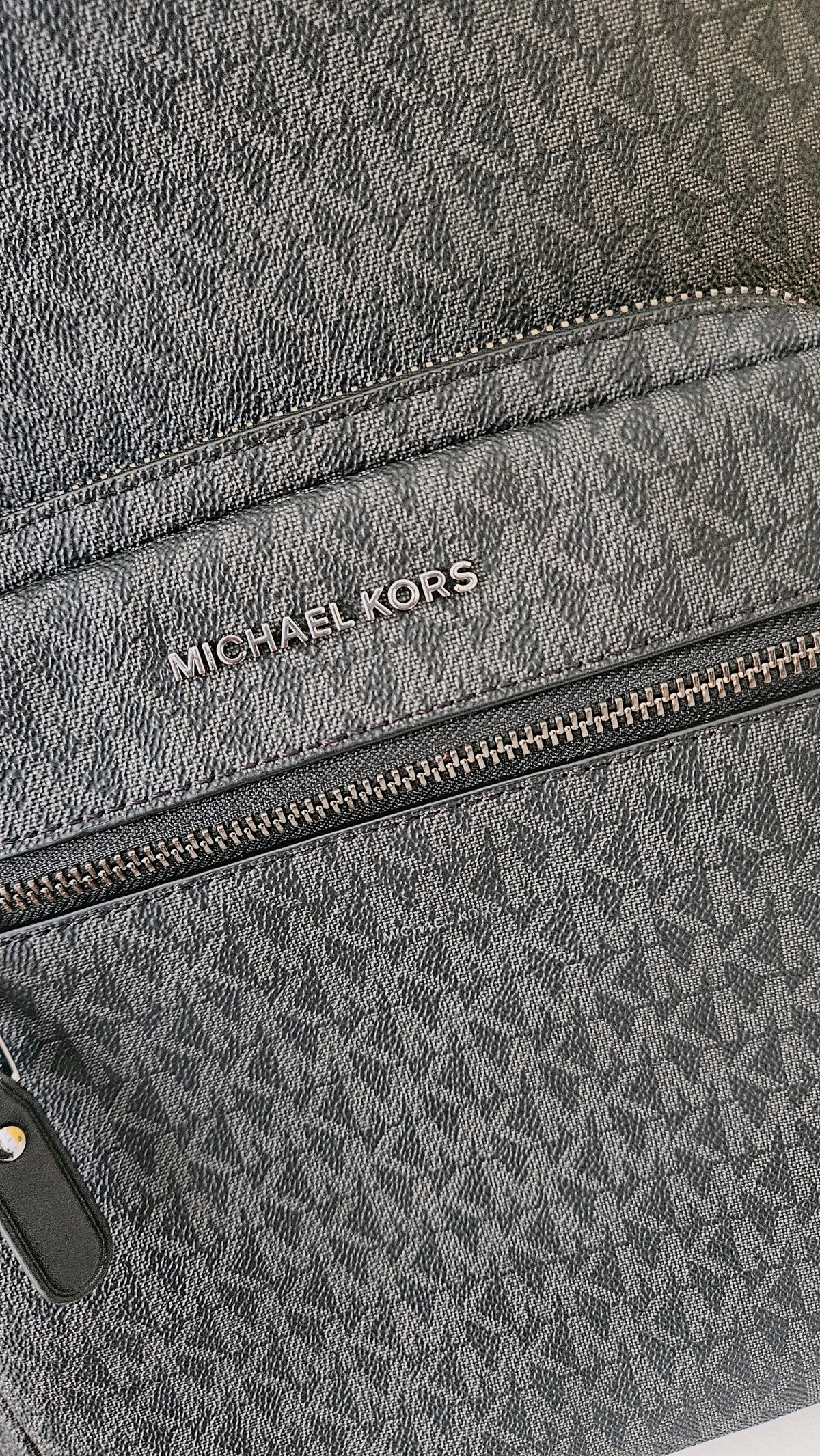 MICHAEL KORS Black Logo Backpack - Authentic Retail Product
