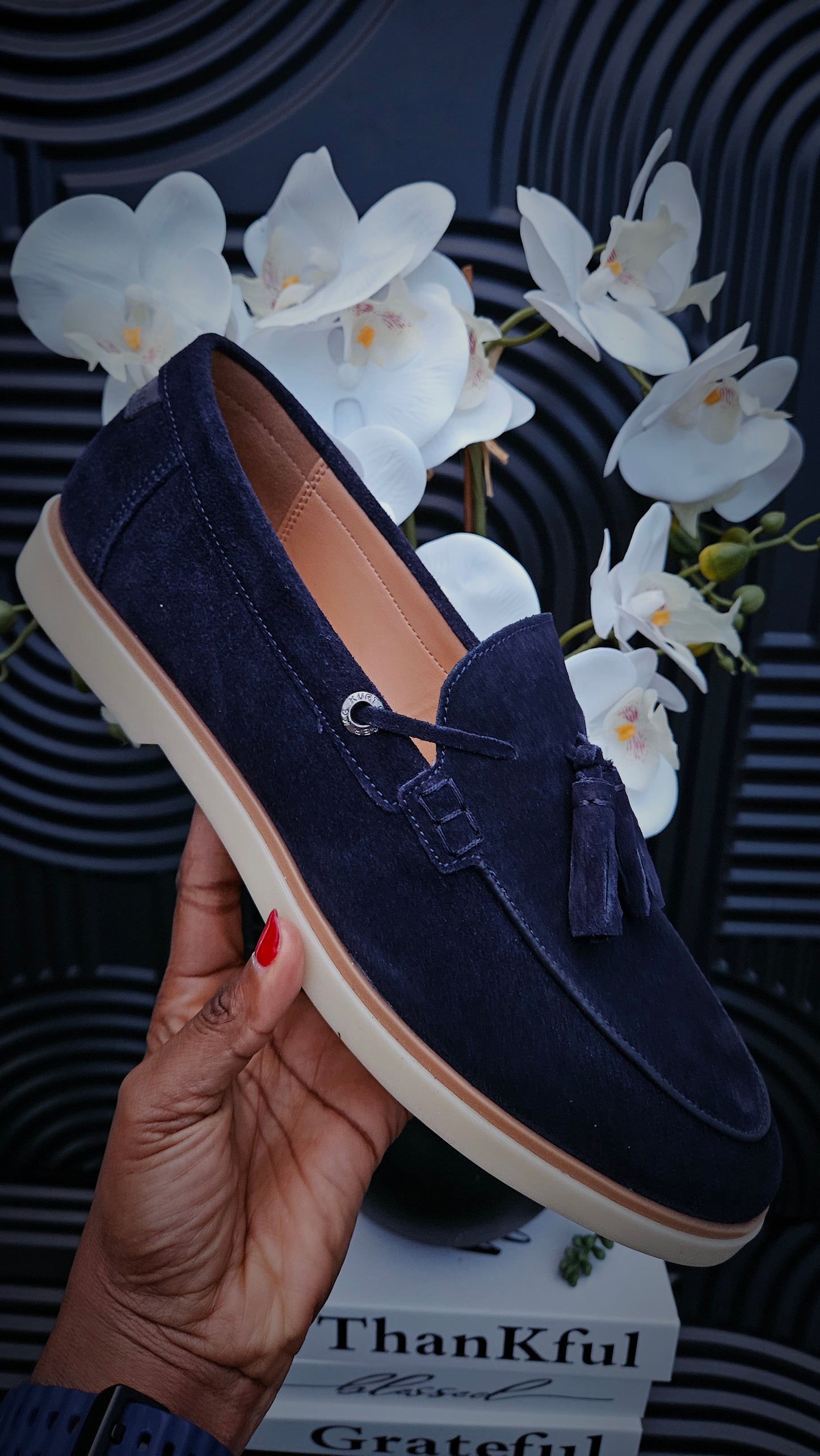 Kurt Geiger KG Navy Loafers for men