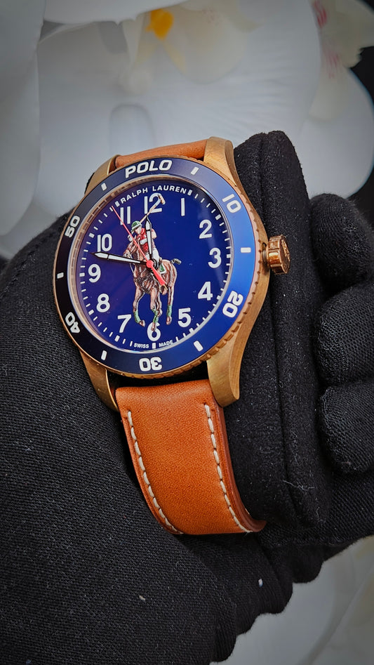 Limited Edition Brown Polo Ralph Lauren Watch