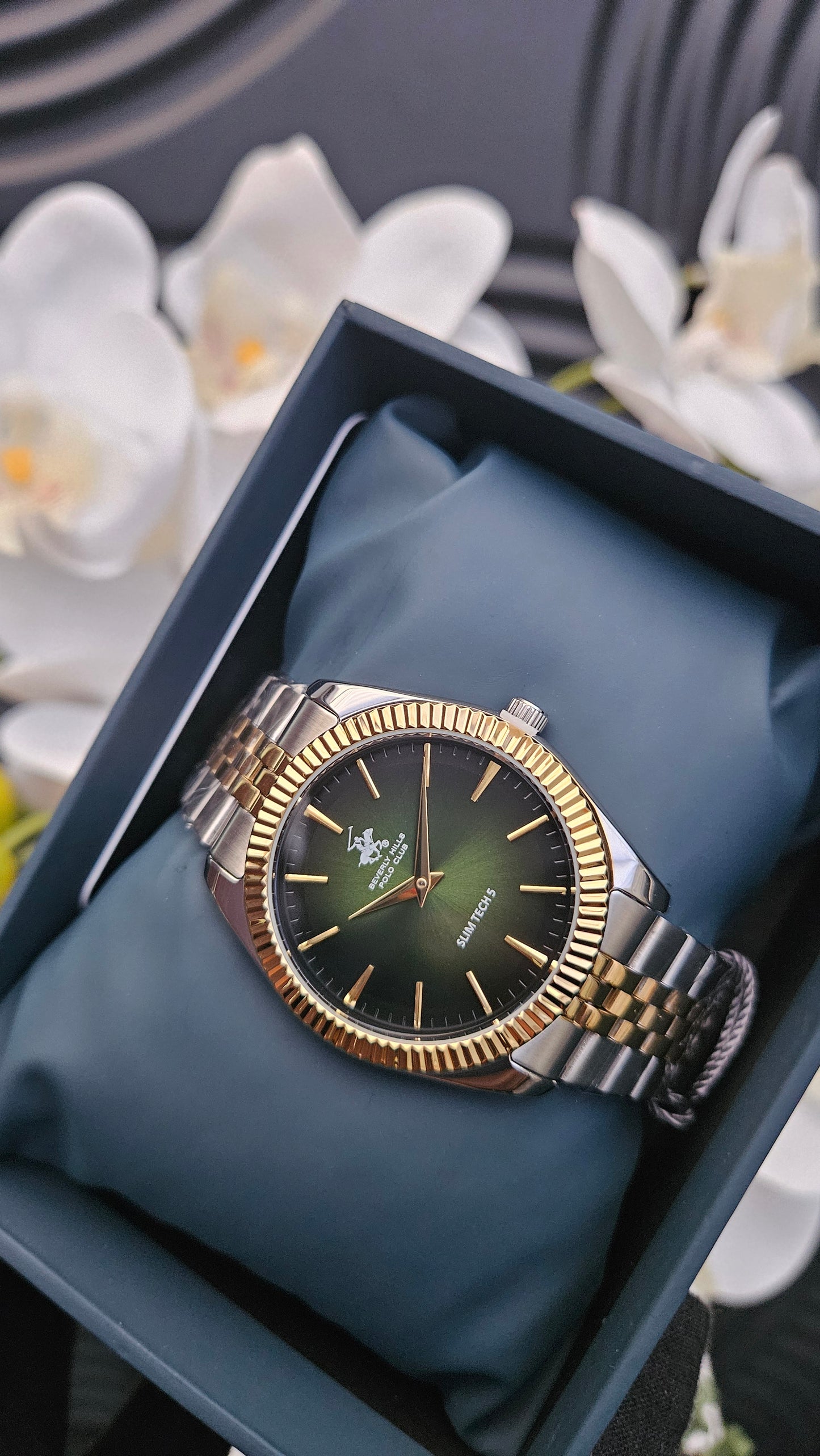 Beverly Hills Polo Club Watch with Green Dial