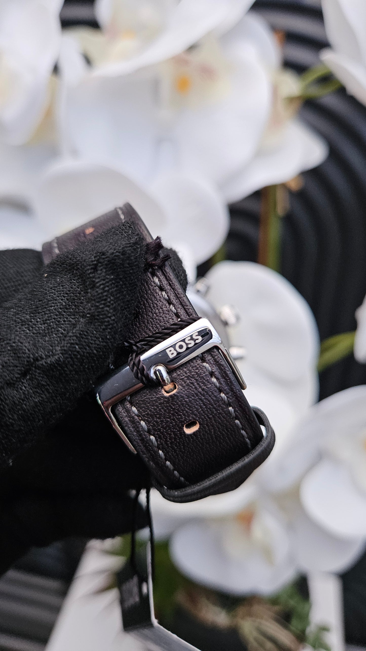 H.B Mens Leather Watch